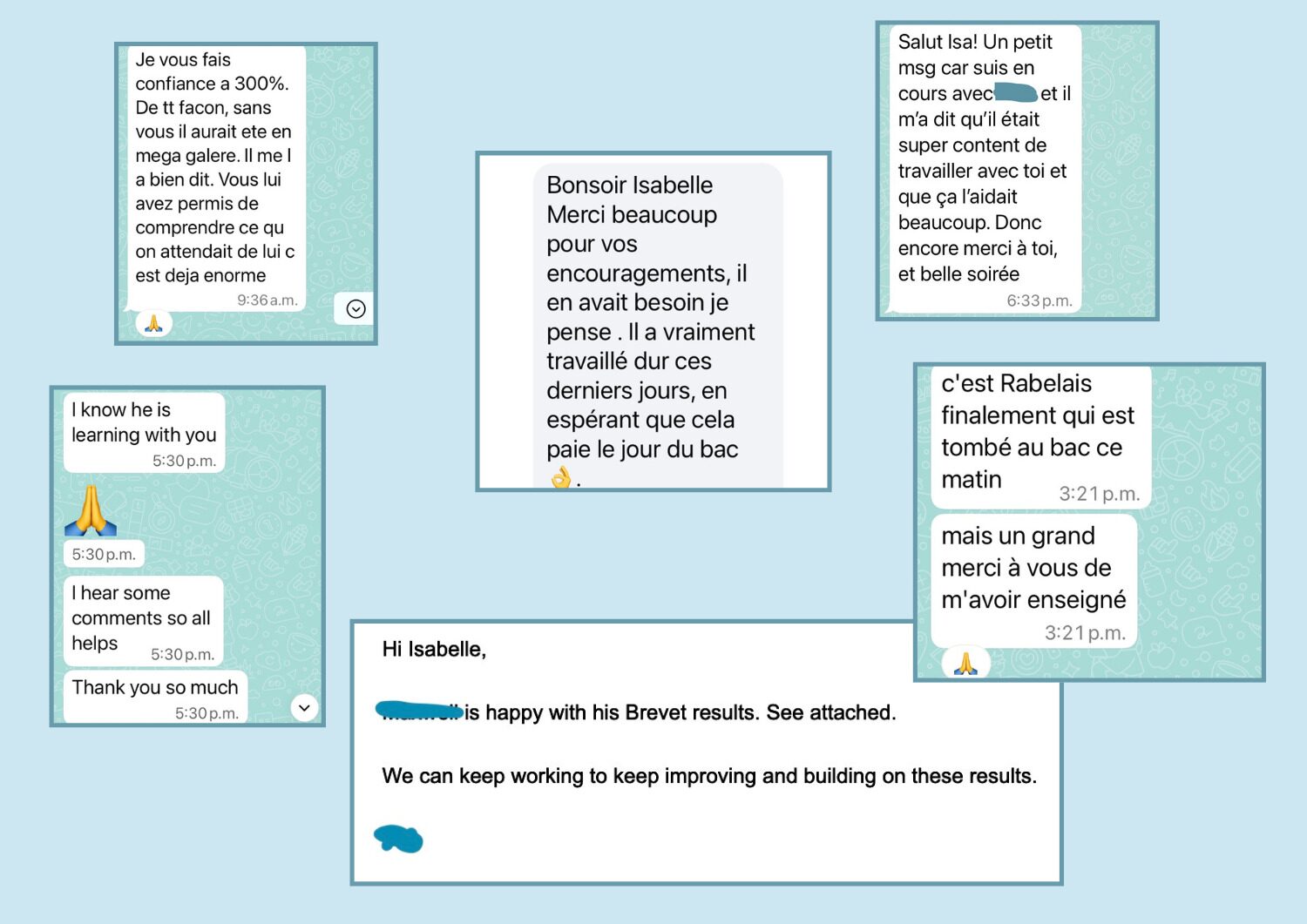 avis groupe messages